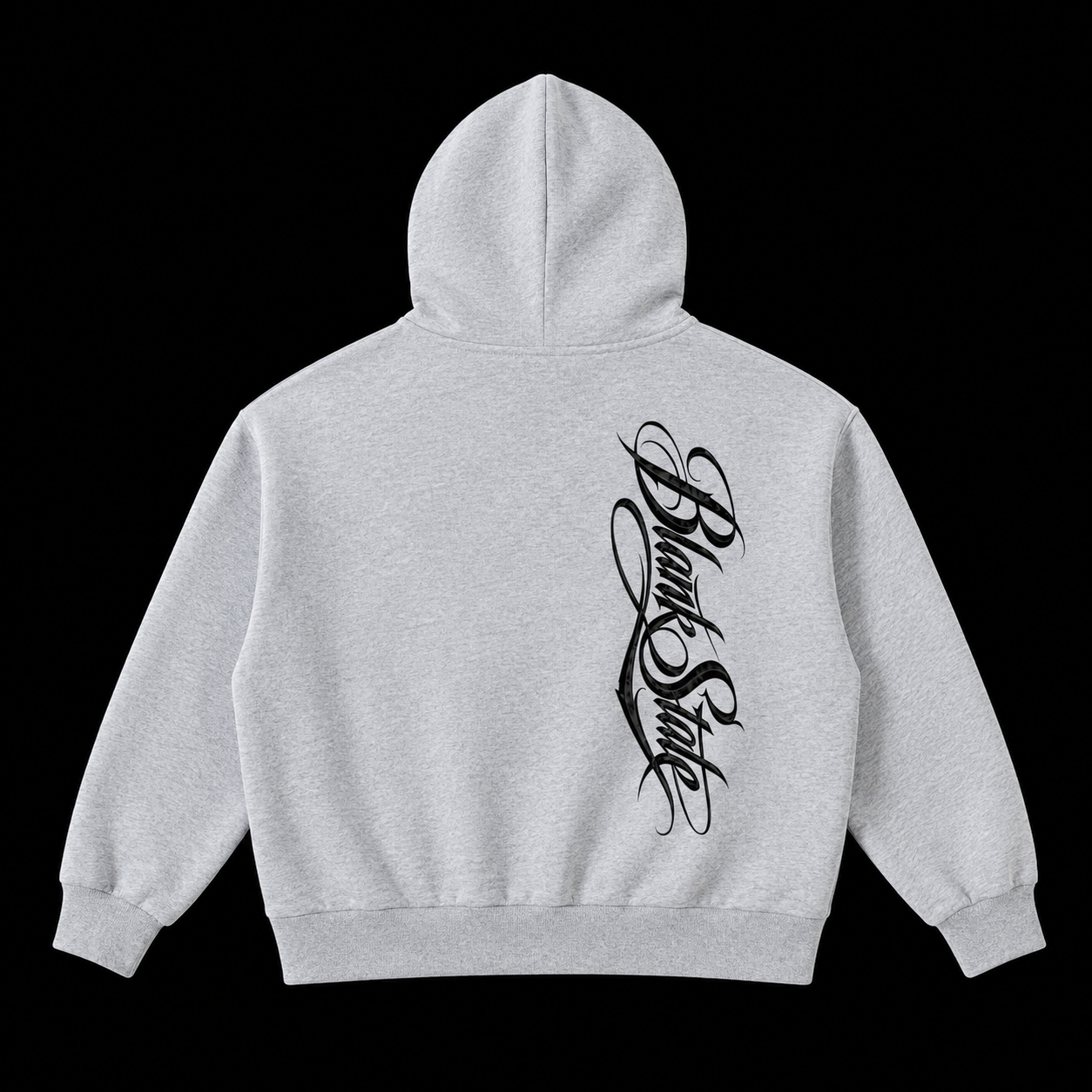 Fleeced Full-Zip Boxy Hoodie
