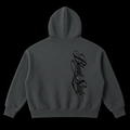 Fleeced Full-Zip Boxy Hoodie